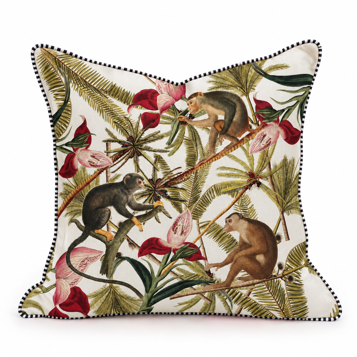 Monkey play in palms | Scatter Cushion
