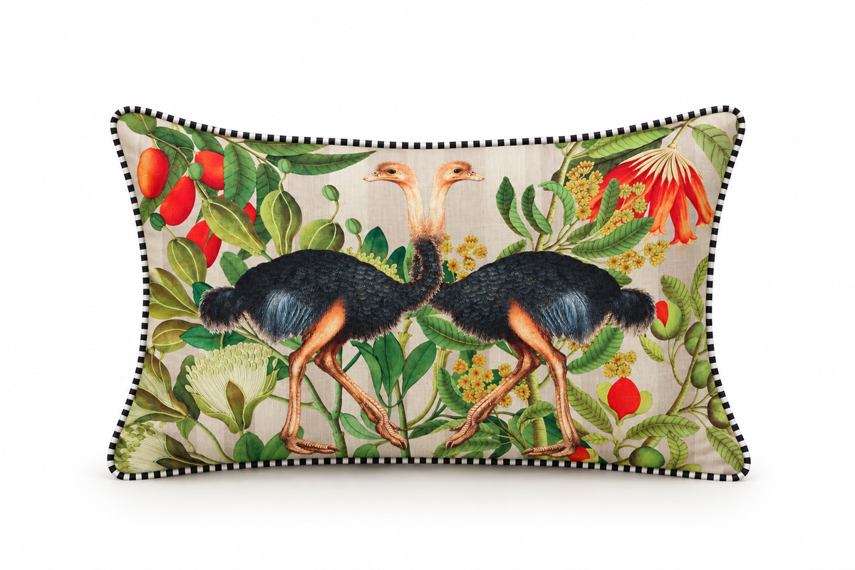 Everything Ostrich | Scatter Cushion
